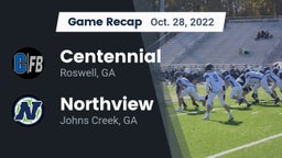Recap: Centennial  vs. Northview  2022