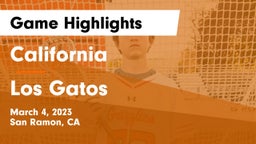 California  vs Los Gatos  Game Highlights - March 4, 2023