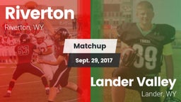 Matchup: Riverton  vs. Lander Valley  2017