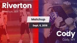 Matchup: Riverton  vs. Cody  2019