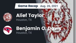 Recap: Alief Taylor  vs. Benjamin O. Davis  2021