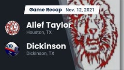 Recap: Alief Taylor  vs. Dickinson  2021