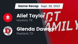 Recap: Alief Taylor  vs. Glenda Dawson  2023