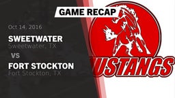 Recap: Sweetwater  vs. Fort Stockton  2016