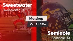 Matchup: Sweetwater High vs. Seminole  2016