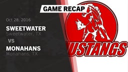 Recap: Sweetwater  vs. Monahans  2016