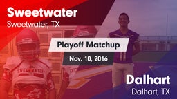 Matchup: Sweetwater High vs. Dalhart  2016