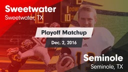 Matchup: Sweetwater High vs. Seminole  2016