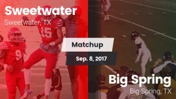 Matchup: Sweetwater High vs. Big Spring  2017