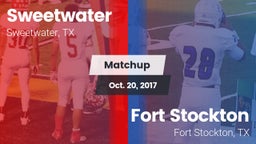 Matchup: Sweetwater High vs. Fort Stockton  2017