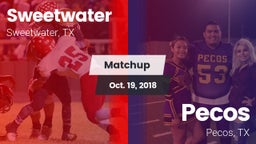 Matchup: Sweetwater High vs. Pecos  2018