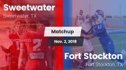 Matchup: Sweetwater High vs. Fort Stockton  2018