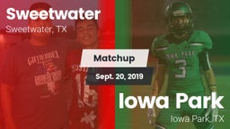 Matchup: Sweetwater High vs. Iowa Park  2019