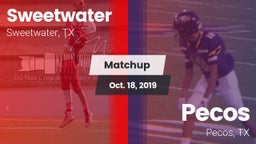 Matchup: Sweetwater High vs. Pecos  2019