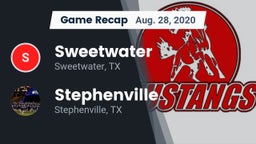 Recap: Sweetwater  vs. Stephenville  2020