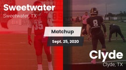 Matchup: Sweetwater High vs. Clyde  2020