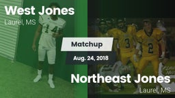 Matchup: West Jones High vs. Northeast Jones  2018
