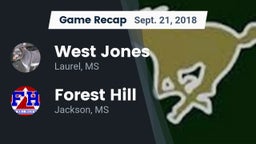 Recap: West Jones  vs. Forest Hill  2018