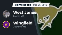 Recap: West Jones  vs. Wingfield  2018