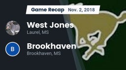 Recap: West Jones  vs. Brookhaven  2018