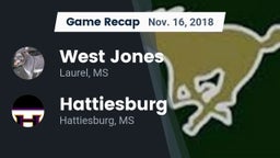 Recap: West Jones  vs. Hattiesburg  2018