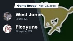 Recap: West Jones  vs. Picayune  2018