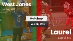 Matchup: West Jones High vs. Laurel  2019