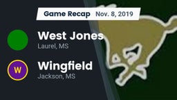 Recap: West Jones  vs. Wingfield  2019