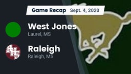 Recap: West Jones  vs. Raleigh  2020
