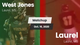 Matchup: West Jones High vs. Laurel  2020