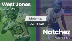 Matchup: West Jones High vs. Natchez  2020