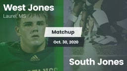 Matchup: West Jones High vs. South Jones 2020