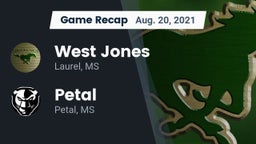 Recap: West Jones  vs. Petal  2021