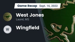 Recap: West Jones  vs. Wingfield 2022