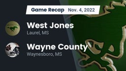 Recap: West Jones  vs. Wayne County  2022