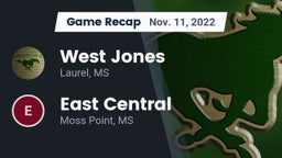 Recap: West Jones  vs. East Central  2022
