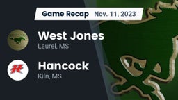 Recap: West Jones  vs. Hancock  2023