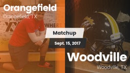 Matchup: Orangefield High vs. Woodville  2017