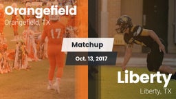 Matchup: Orangefield High vs. Liberty  2017