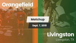 Matchup: Orangefield High vs. Livingston  2018