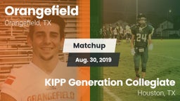 Matchup: Orangefield High vs. KIPP Generation Collegiate 2019