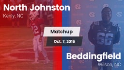 Matchup: North Johnston High vs. Beddingfield  2016