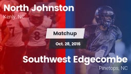 Matchup: North Johnston High vs. Southwest Edgecombe  2016
