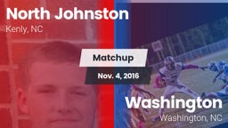 Matchup: North Johnston High vs. Washington  2016