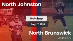 Matchup: North Johnston High vs. North Brunswick  2018