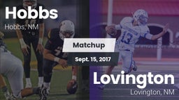 Matchup: Hobbs  vs. Lovington  2017