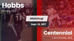 Matchup: Hobbs  vs. Centennial  2017