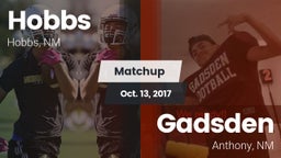 Matchup: Hobbs  vs. Gadsden  2017