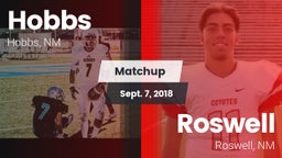 Matchup: Hobbs  vs. Roswell  2018