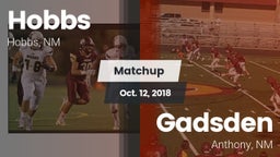 Matchup: Hobbs  vs. Gadsden  2018